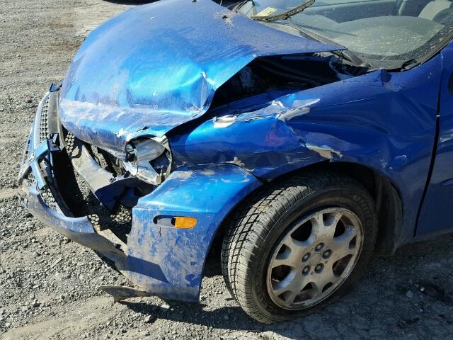 1B3ES56C05D134068 - 2005 DODGE NEON SXT BLUE photo 9