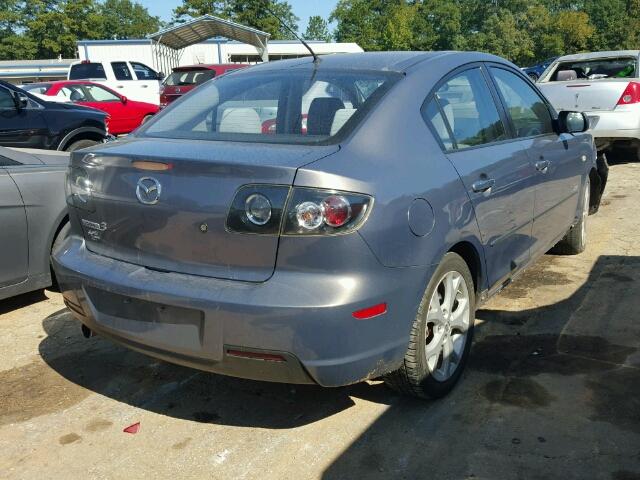 JM1BK323271734400 - 2007 MAZDA 3 S GRAY photo 4