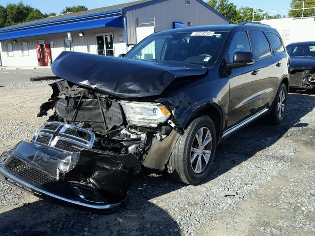 1C4RDHDG4GC437266 - 2016 DODGE DURANGO LI BLACK photo 2