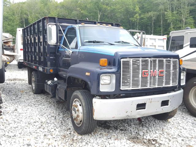 1GDJ6H1P0NJ505692 - 1992 GMC TOPKICK C6 BLUE photo 1