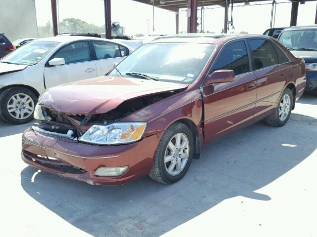 4T1BF28B92U198190 - 2002 TOYOTA AVALON XL BURGUNDY photo 2