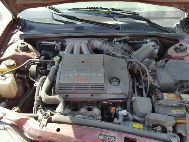 4T1BF28B92U198190 - 2002 TOYOTA AVALON XL BURGUNDY photo 7