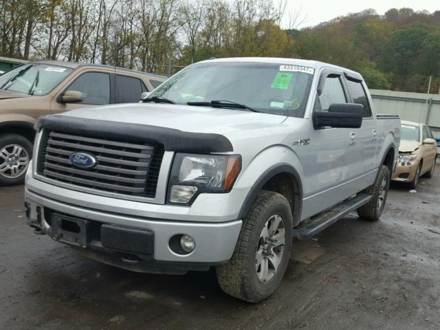 1FTFW1EF2BFD33425 - 2011 FORD F150 SUPER SILVER photo 2