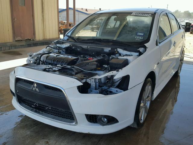 JA32U8FW0FU011247 - 2015 MITSUBISHI LANCER GT WHITE photo 2