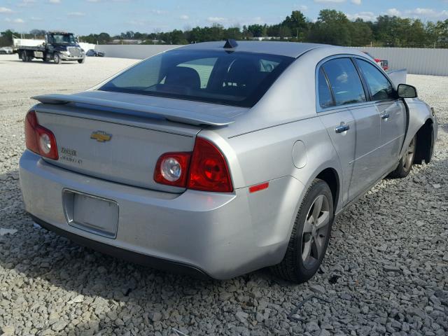 1G1ZC5E04CF206632 - 2012 CHEVROLET MALIBU 1LT SILVER photo 4