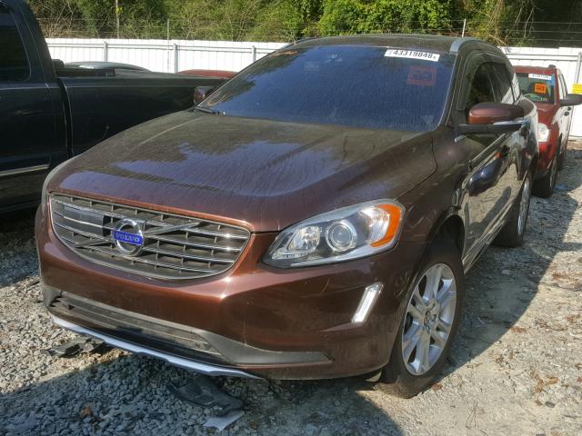 YV440MDM3F2757443 - 2015 VOLVO XC60 T5 BROWN photo 2