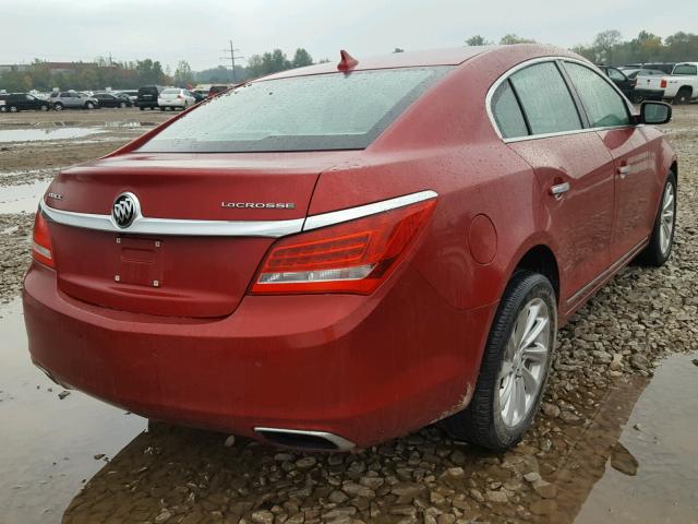 1G4GB5G34EF179097 - 2014 BUICK LACROSSE MAROON photo 4