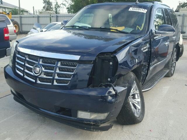 1GYFK63857R223739 - 2007 CADILLAC ESCALADE BLUE photo 2