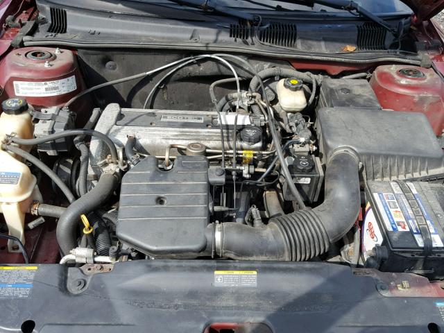 1G2NF52F12C305080 - 2002 PONTIAC GRAND AM S Tünd qırmızı foto 7