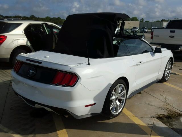 1FATP8UHXF5412161 - 2015 FORD MUSTANG WHITE photo 2