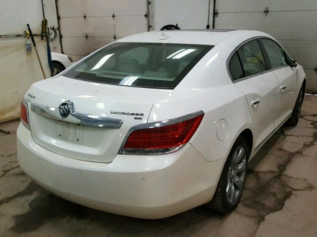 1G4GC5ED0BF122366 - 2011 BUICK LACROSSE C WHITE photo 4