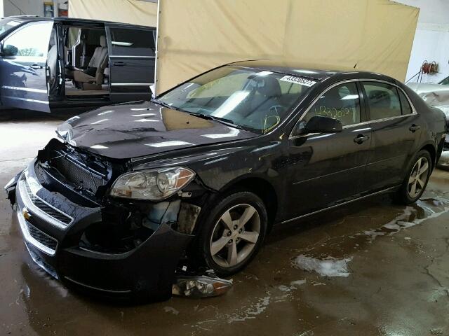 1G1ZC5E1XBF210191 - 2011 CHEVROLET MALIBU 1LT 黑色 照片 2