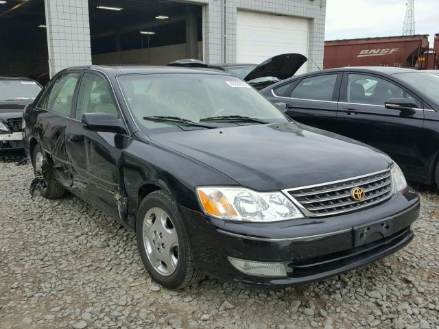 4T1BF28B23U332474 - 2003 TOYOTA AVALON BLACK photo 1