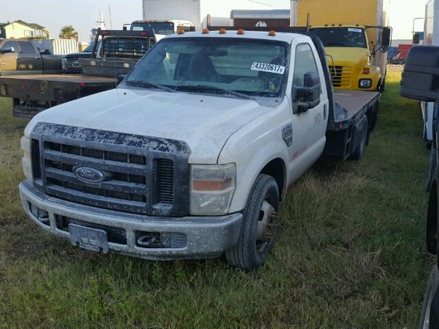 1FDWF36R89EA56960 - 2009 FORD F350 SUPER WHITE photo 2