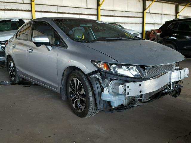 19XFB2F89EE060998 - 2014 HONDA CIVIC EX ვერცხლისფერი ფოტო 1