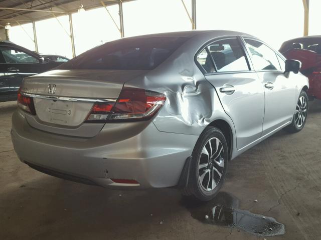 19XFB2F89EE060998 - 2014 HONDA CIVIC EX ვერცხლისფერი ფოტო 4