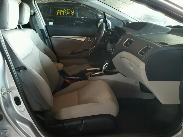 19XFB2F89EE060998 - 2014 HONDA CIVIC EX ვერცხლისფერი ფოტო 5