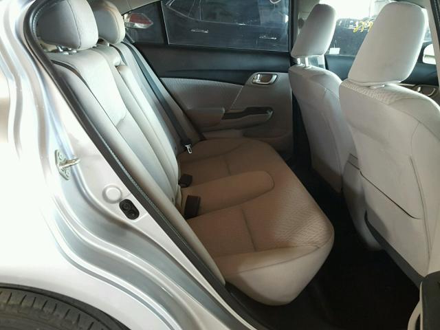 19XFB2F89EE060998 - 2014 HONDA CIVIC EX ვერცხლისფერი ფოტო 6