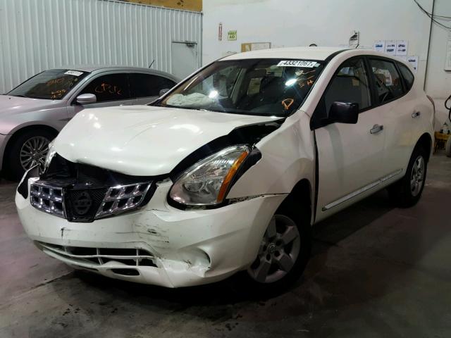 JN8AS5MV4DW645369 - 2013 NISSAN ROGUE S WHITE photo 2