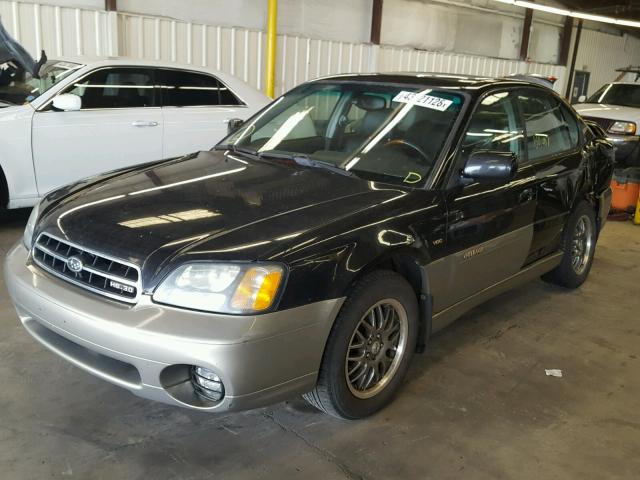 4S3BE896027200421 - 2002 SUBARU LEGACY OUT BLACK photo 2