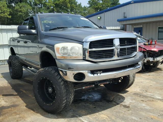 3D7KS28CX6G123392 - 2006 DODGE RAM 2500 S GRAY photo 1