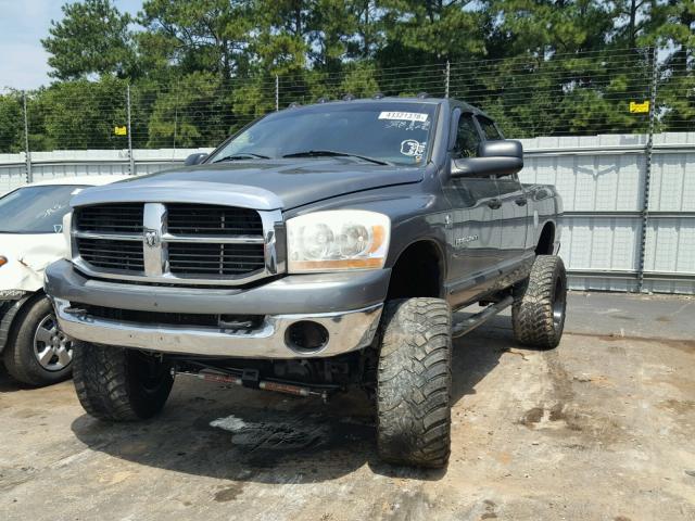 3D7KS28CX6G123392 - 2006 DODGE RAM 2500 S GRAY photo 2