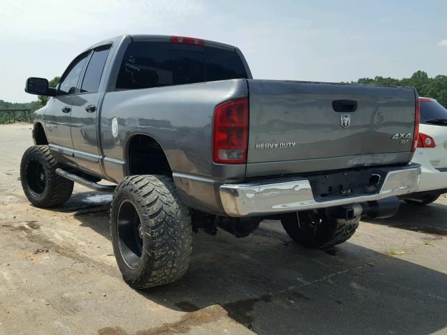 3D7KS28CX6G123392 - 2006 DODGE RAM 2500 S GRAY photo 3