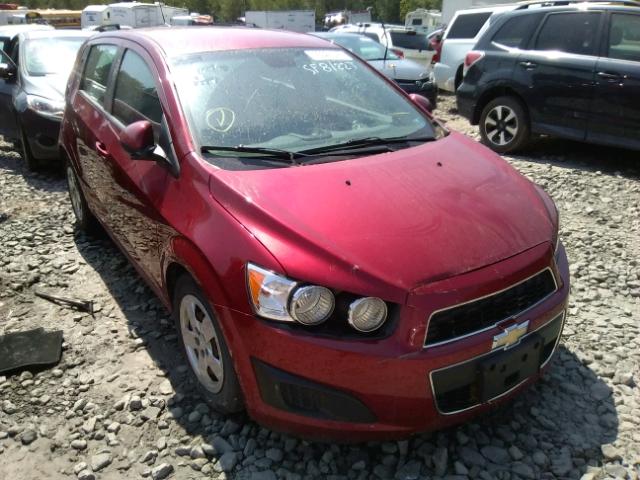 1G1JA6SGXD4154639 - 2013 CHEVROLET SONIC LS RED photo 1