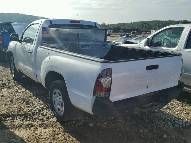 5TENX22N79Z649801 - 2009 TOYOTA TACOMA WHITE photo 3