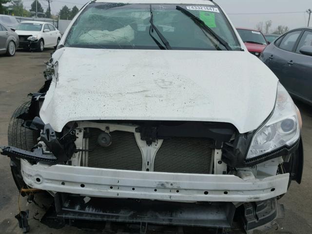 4S4BRBCC6D3255882 - 2013 SUBARU OUTBACK WHITE photo 9