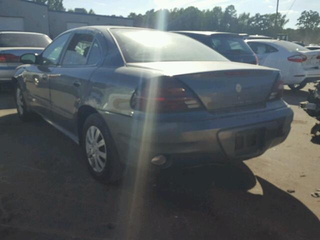 1G2NE52E15M120391 - 2005 PONTIAC GRAND AM S 灰色 照片 3