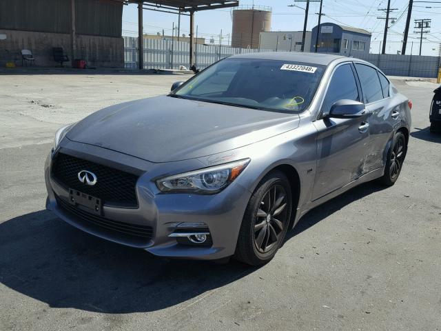 JN1EV7AP0HM732972 - 2017 INFINITI Q50 PREMIU GRAY photo 2