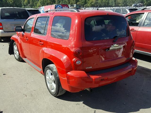 3GNBABFW2BS512116 - 2011 CHEVROLET HHR LT RED photo 3