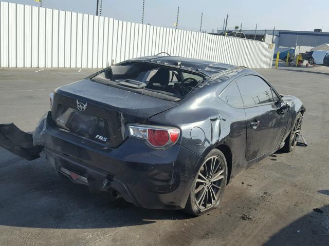 JF1ZNAA1XD2734442 - 2013 TOYOTA SCION FR-S BLACK photo 4