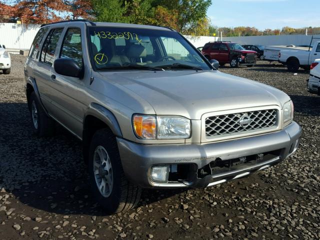 JN8DR09Y21W601400 - 2001 NISSAN PATHFINDER BEIGE photo 1