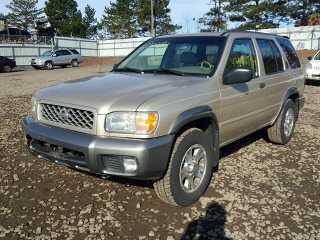 JN8DR09Y21W601400 - 2001 NISSAN PATHFINDER BEIGE photo 2