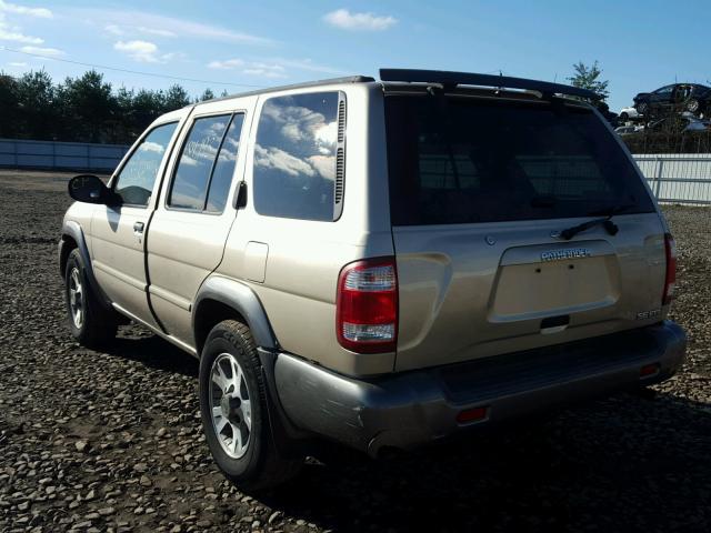 JN8DR09Y21W601400 - 2001 NISSAN PATHFINDER BEIGE photo 3