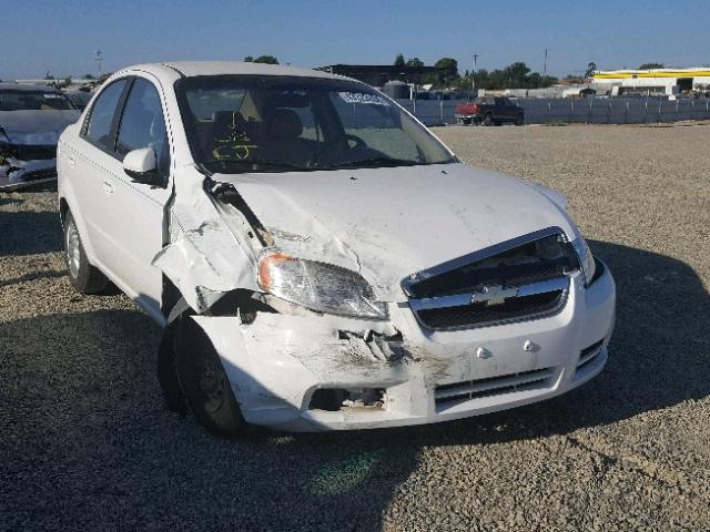 KL1TD56668B041976 - 2008 CHEVROLET AVEO BASE Biały zdjęcie 1
