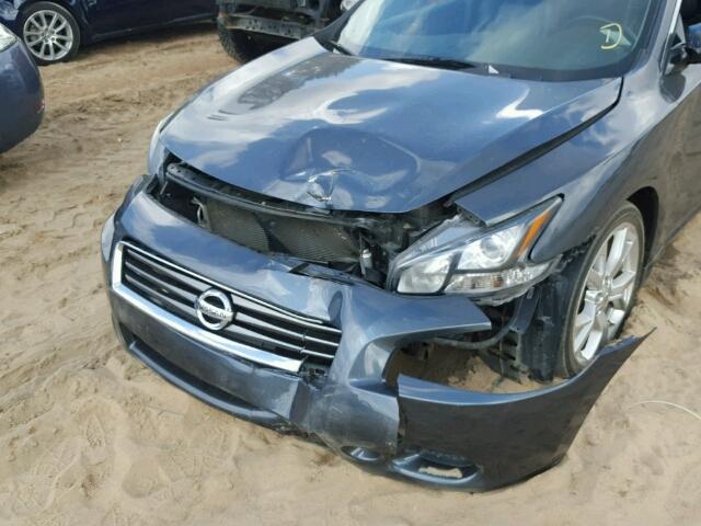 1N4AA5APXCC811288 - 2012 NISSAN MAXIMA S GRAY photo 9