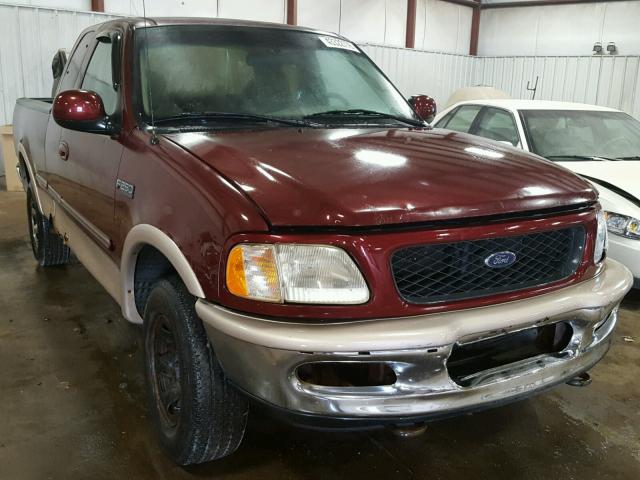 2FTFX28LXVCA55975 - 1997 FORD F250 BURGUNDY photo 1