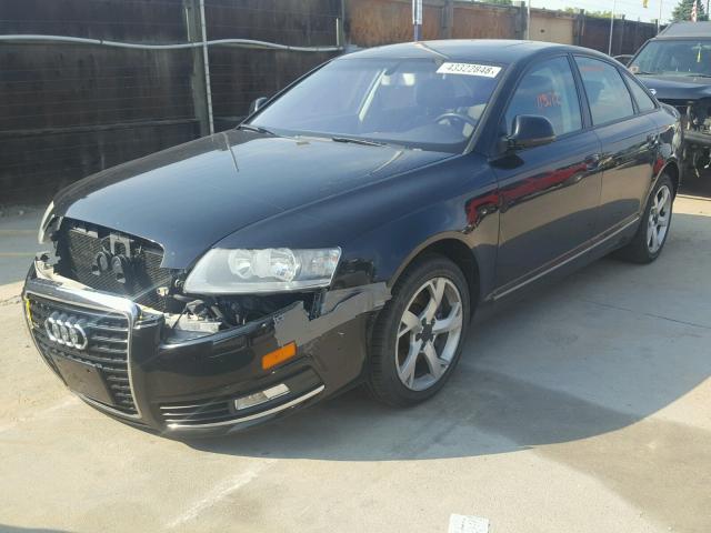 WAUDG74F69N031030 - 2009 AUDI A6 BLACK photo 2