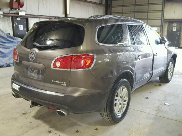 5GAER13748J274240 - 2008 BUICK ENCLAVE CX GRAY photo 4