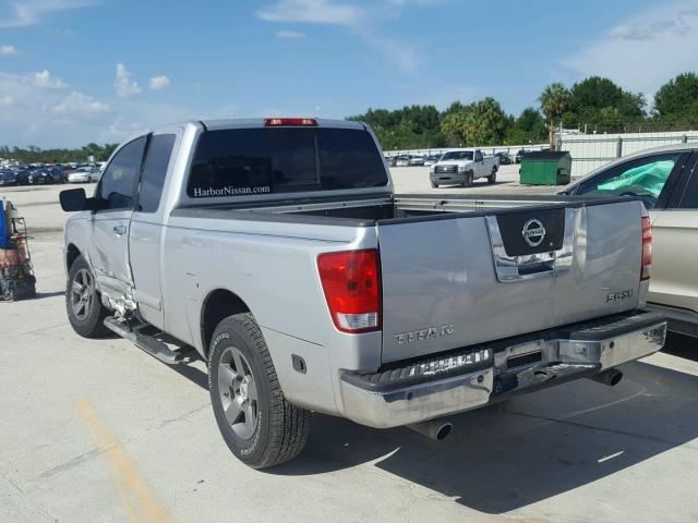 1N6BA06A36N526783 - 2006 NISSAN TITAN XE SILVER photo 3