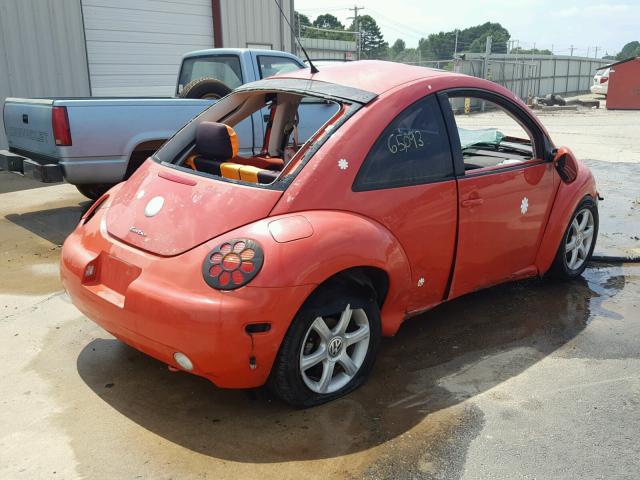 3VWCD21C94M401777 - 2004 VOLKSWAGEN NEW BEETLE 橙色 照片 4