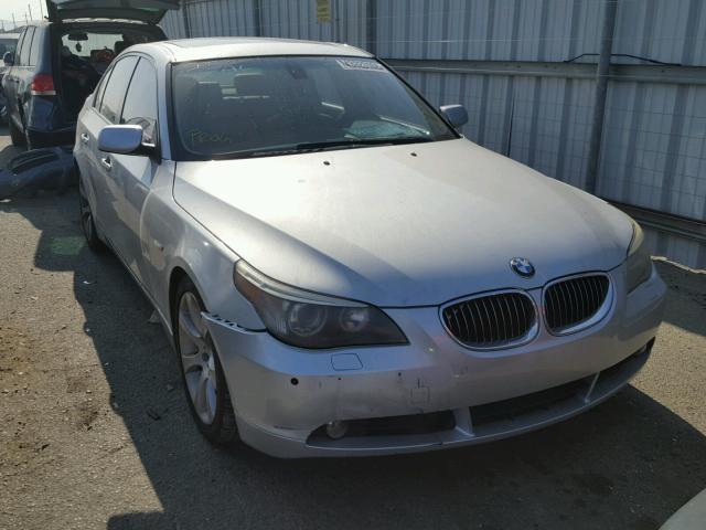 WBANB33554B108730 - 2004 BMW 545 I SILVER photo 1