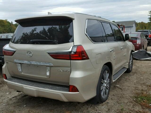 JTJHY7AX6H4220910 - 2017 LEXUS LX 570 TAN photo 4