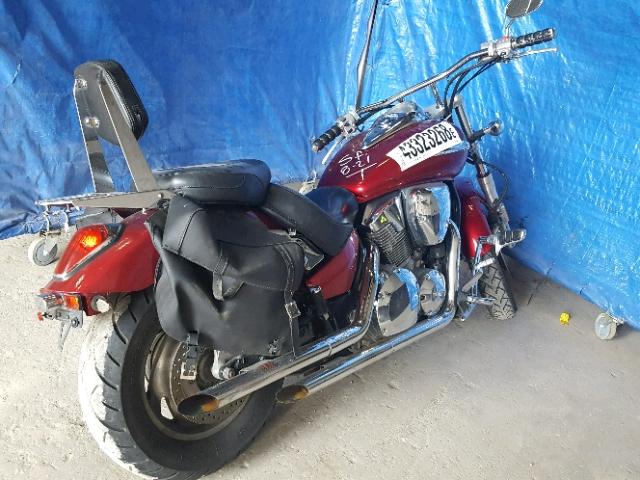 1HFSC55144A000555 - 2004 HONDA VTX1300 C RED photo 4