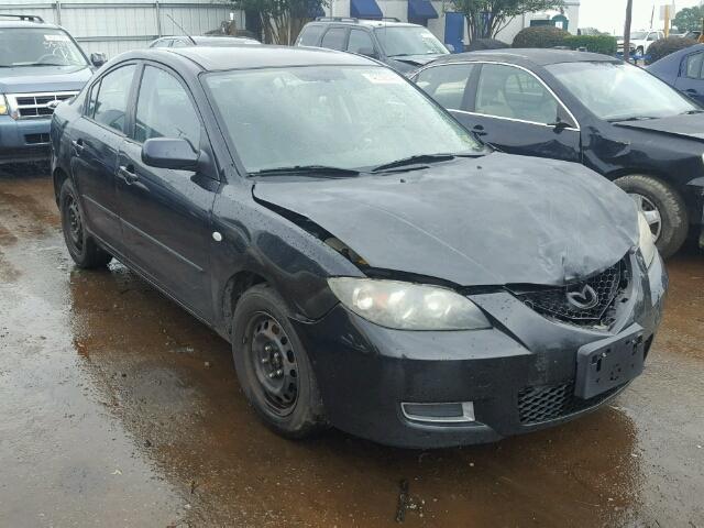 JM1BK12F681107568 - 2008 MAZDA 3 BLACK photo 1