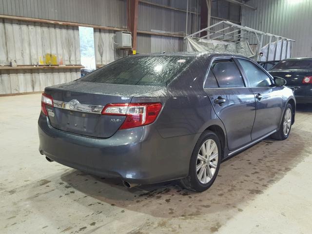 4T1BK1FK0CU015155 - 2012 TOYOTA CAMRY SE GRAY photo 4