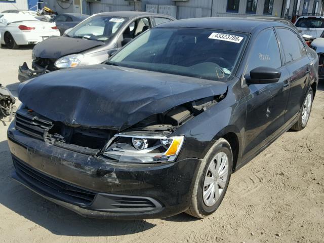 3VW2K7AJ1CM404118 - 2012 VOLKSWAGEN JETTA BASE შავი ფოტო 2